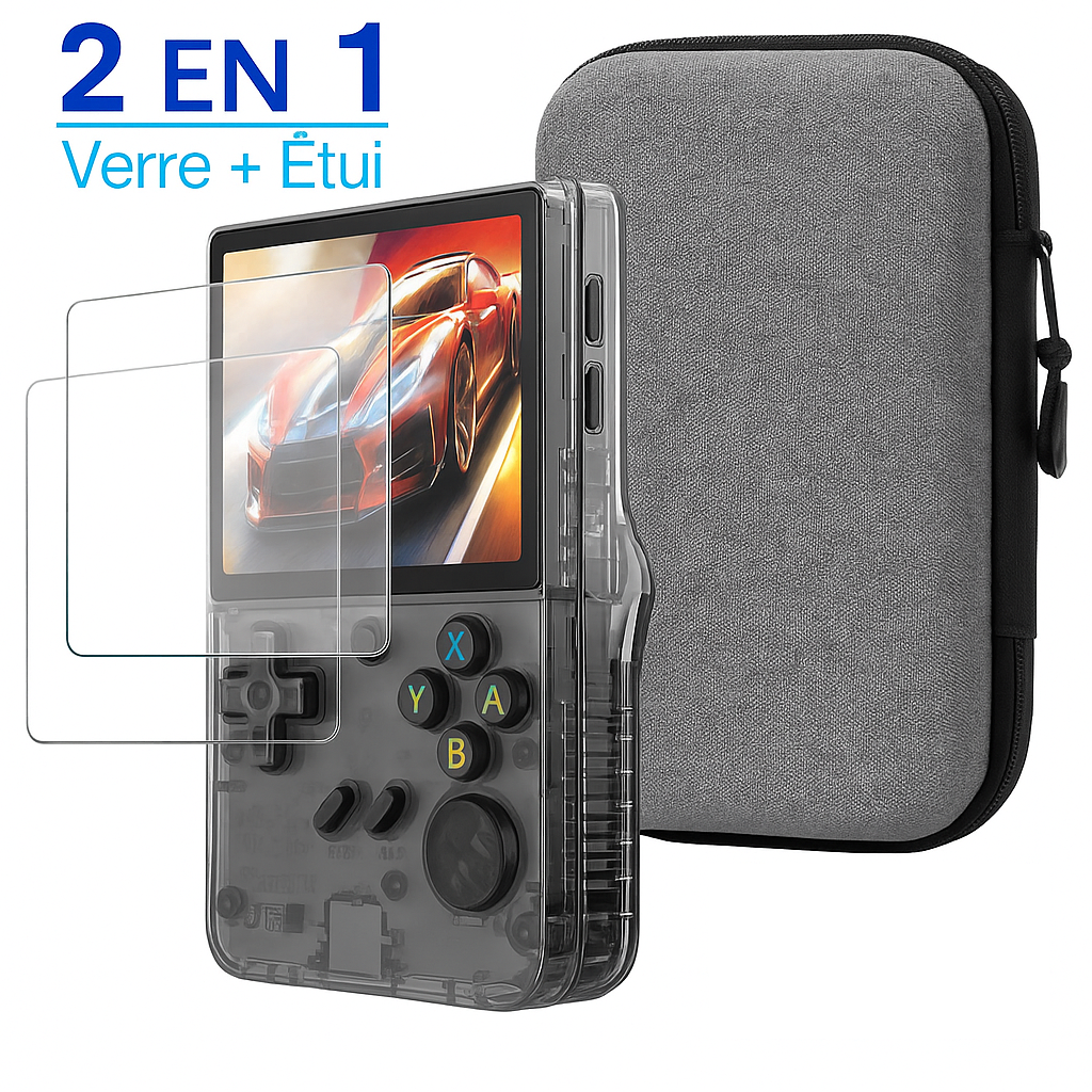 2 en 1 protection d'écran + étui de rangement R36S