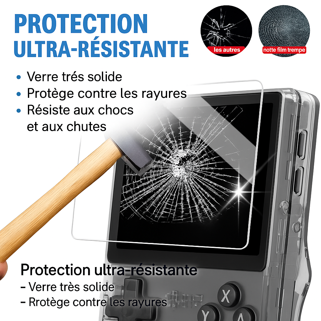 2 en 1 protection d'écran + étui de rangement R36S