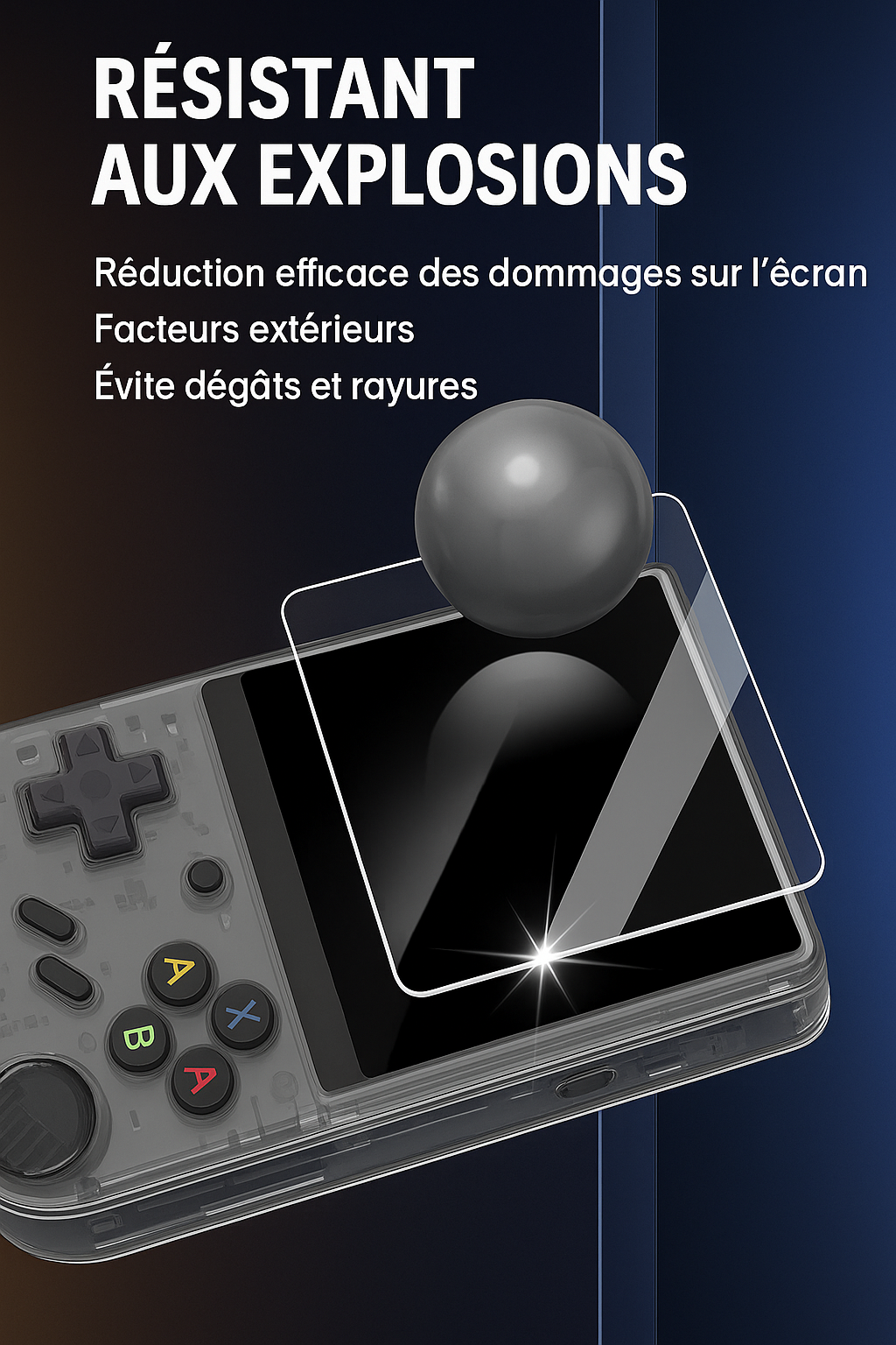 2 en 1 protection d'écran + étui de rangement R36S